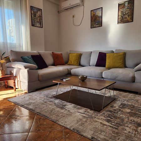 Cozy Sunlit Apartment With Scenic Balcony View Tirana Bagian luar foto